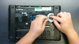 Cleaning the fan on HP ProBook 4530s laptop computer [upl. by Alburga]