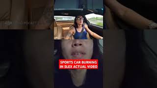 SPORTS CAR IN SLEX ACTUAL VIDEO shortvideo driver [upl. by Anawahs978]