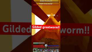 Gilded greatworm minecraft gaming rlcraft rlcraftminecraft rlcraftdregora rlcraftv2 [upl. by Haimaj731]