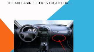 How to replace the air cabin filter dust pollen filter on a Citroen Xsara II [upl. by Pheni]