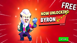 I Got Free Mythic Brawlare BYRON  Brawl Start [upl. by Ahsimrac]