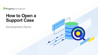 Semaphore Demo  How to Open Support Cases [upl. by Accebor]