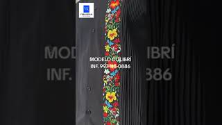 GUAYABERA COLIBRI N3GRO CON BORDADO MATIZADO [upl. by Capello927]