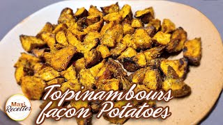 Topinambours façon Potatoes  Recette Facile et Rapide [upl. by Anauqal]