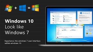 How to Make Windows 10 Look Like Windows 7  Aero Glass for Windows 10 [upl. by Swen]