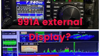 How to get an external display on your Yaesu FT991A [upl. by Nica]