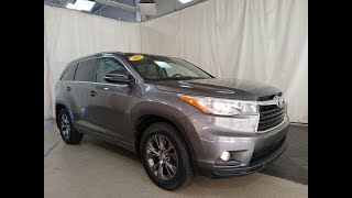 2015 Toyota Highlander XLE Des Plaines Elmhurst Schaumburg Chicago Naperville Illinois [upl. by Ecyak]