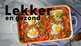 Vegetarische ovenschotel met ei bonen en verse kruiden – recept – Allerhande [upl. by Hamer779]