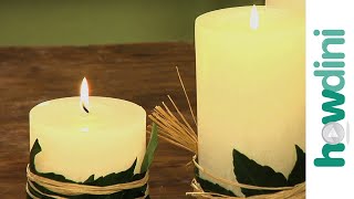 How to decorate a pillar candle [upl. by Oletha]