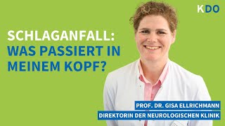 Schlaganfall Was Warum Und dann mit Frau Prof Gisa Ellrichmann  mediTALK [upl. by Anilocin]