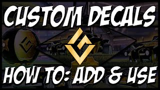 Verocity Gaming Rocket League HOW TO ADD amp USE OUR CUSTOM TEAM DECALS 21 Q1 Free Download [upl. by Stevena577]