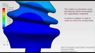 Calculix user subroutine simple example [upl. by Marve664]