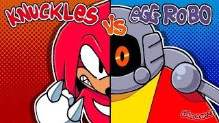 Knuckles vs EggRobo  Flipaclip Animation [upl. by Imas570]