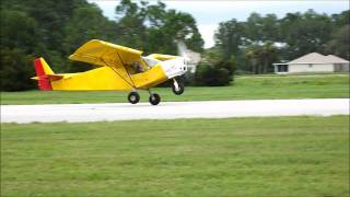 Viking CH701 Short takeoff Viking Aircraft Engine for sport type aircraft [upl. by Yelad]