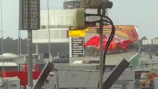 F1 German Grand Prix 2018  Sebastian Vettels crash [upl. by Velick9]