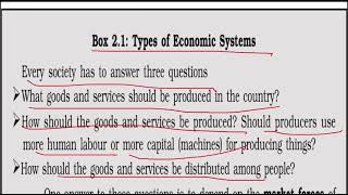 NCERT  types of economic system capitalist socialist amp mixed society  class 12 indian economy [upl. by Lednew72]