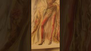 Fashion Sketch Book  shorts art shortvideo ytshorts shortsfeed [upl. by Akoyn]