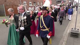 Schützenfest Grevenbroich Kapellen 2024  Parade am Montag 362024  BSV Kapellen Erft [upl. by Wolford]