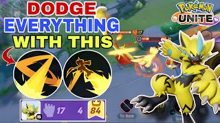 ZERAORA can Dodge Every Incoming Attacks with WILD CHARGE  Pokemon Unite [upl. by Schreibe320]