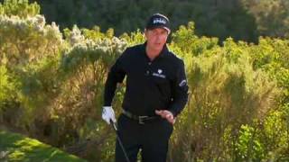 Phil Mickelson Chipping from Rough subEaglecom [upl. by Fong]