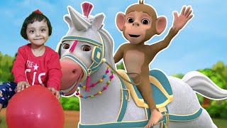 Lakdi Ki Kathi  Hathi Raja Kahan Chale  Nursery Rhymes Song  Like Anaya Show [upl. by Hertz725]