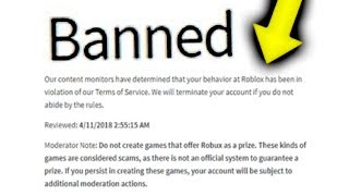 I Got Banned From Roblox [upl. by Belle]