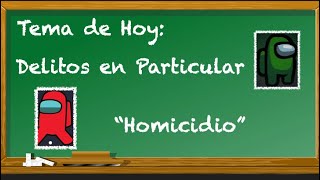 El Delito de Homicidio [upl. by Enerod]