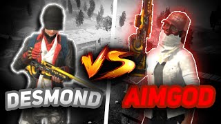 DESMOND VS AIMGOD  1vs1 Against Tough player🥵  PUBG MOBILE LITE  DLX DESMOND [upl. by Thgiwd]