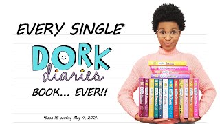 DORK DIARIES Unboxing ALL of the Dork Diaries Books in the Series So Far  LEMONERDY [upl. by Bortman675]