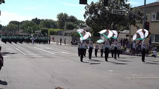 Santiago HS Corona  March of the Women Marines  2023 Tustin Tiller Days Parade [upl. by Azyl]