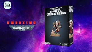 Unboxing Warhammer 40K Adepta Sororitas Canoness Veridyan Unboxing [upl. by Licht]