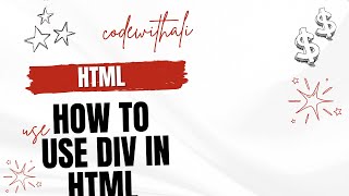 HTML Tutorial  Using Divs [upl. by Iahcedrom]