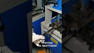 Punching machineHydraulic punching machineSquare pipe puncher [upl. by Eserahc]