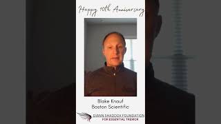 Blake Knauf Happy 10th Anniversary Diann Shaddox Foundation for Essential Tremor [upl. by Jacquelin]