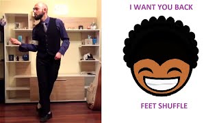 Michael Jackson Dance Tutorial  I Want You Back Feet Shuffle [upl. by Max467]