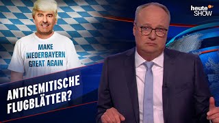 Die AiwangerAffäre und was sie für unsere politische Kultur bedeutet  heuteshow vom 08092023 [upl. by Ardekal165]