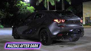 2024 Mazda 3 Hatch Turbo  Night Drive Review [upl. by Iveksarap503]