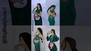 4 Deep meaning video about pregnancy time art animation viralvideo deepmeaning drawing [upl. by Kerwon713]