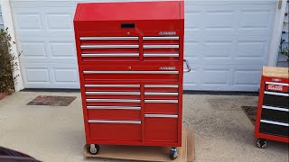 Husky 41 in Wide 245 in Deep  16 Drawers Tool Chest and Cabinet Combo [upl. by Chard426]