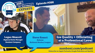 Ask The Zamboni Experts Episode 086  Steve Kozari NHL Referee [upl. by Wexler757]