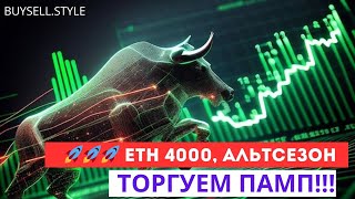 🔥🚀🚀 ETH 4000 Торгуем график [upl. by Drahnreb]