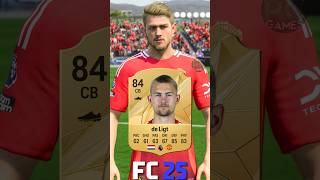 🇳🇱 MATTHIJS DE LIGT fifa evolution 1725 eafc25 fc25 fifa deligt manutd netherlands [upl. by Dulcle]