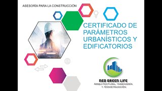 Plano de ubicación para Certificado de parámetros Urbanisticos y Edificatorios [upl. by Noislla486]