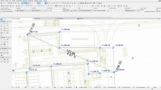 Archicad Objeto Linea de calculo de Pendiente [upl. by Matias]