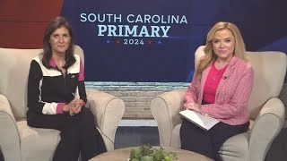 Nikki Haley discusses South Carolina primary with Andrea Mock full video [upl. by Apeed]