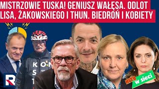 Hity w sieci  Mistrzowie Tuska Geniusz Wałęsa Odlot Lisa i Thun Hołownia wspaniały ❗ [upl. by Sirdna]