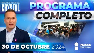 Noticias con Crystal Mendivil  Programa completo 30 de octubre de 2024 [upl. by Barvick]