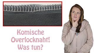 Mit diesem Trick erhälst Du immer die perfekte Overlocknaht gritzner overlock [upl. by Nywnorb]