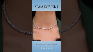 SWAROVSKI  Tennis Deluxe Necklace  Shorts [upl. by Aidole901]