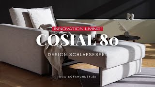 Innovation® COSIAL 80 Schlafsessel  Ausklappbarer Loungesessel  Sofawunderde [upl. by Notsirk621]